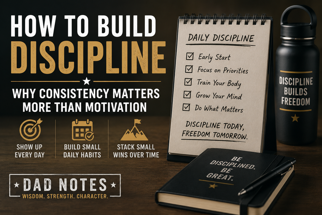 How to build discipline through consistency, daily habits, and small wins over time