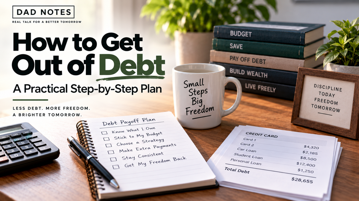 How to Get Out of Debt: A Practical Step-by-Step Plan | Dad Notes
